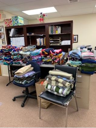 Table of blankets